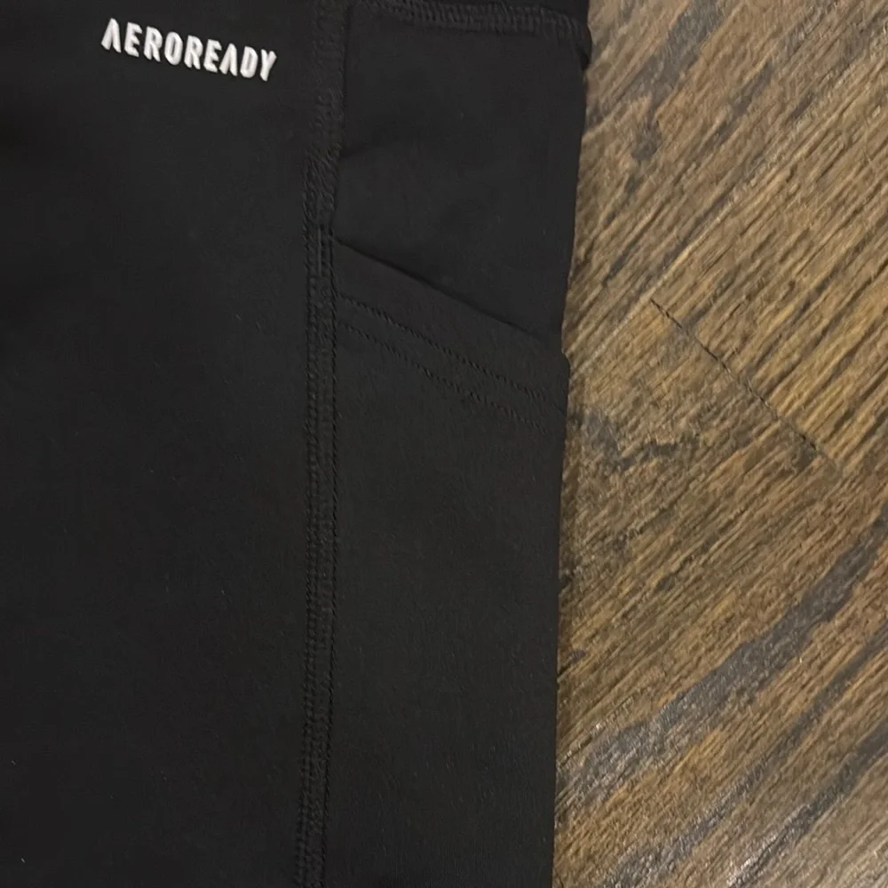 Adidas Kids Black Leggings size Small